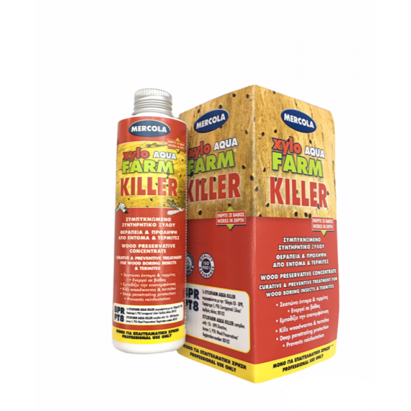 XYLO FARM KILLER AQUA 150ML MERCOLA (ΣΥΝΤΗΡΗΤΙΚΟ ΞΥΛΟΥ)